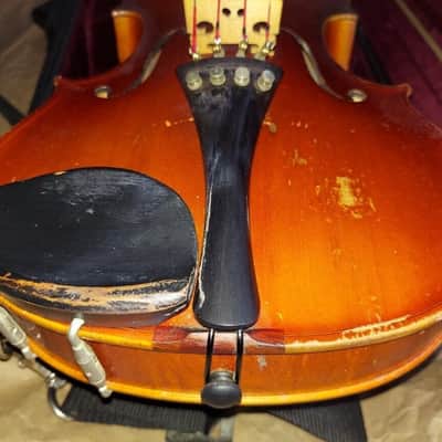 Kiso Suzuki Model 7117 size 15.5 viola, Japan 1973, Very Good Cond, w/ case&bow image 12