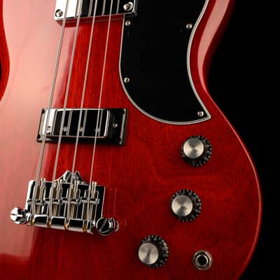 Gibson SG Standard Bass Heritage Cherry with Case - Serial # 203450005 - Demo image 5