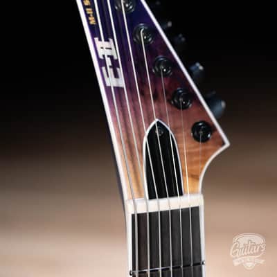 ESP E-II M-II 7 NT Bare Knuckle 7-String Guitar w/ Case – Purple Natural Fade image 5