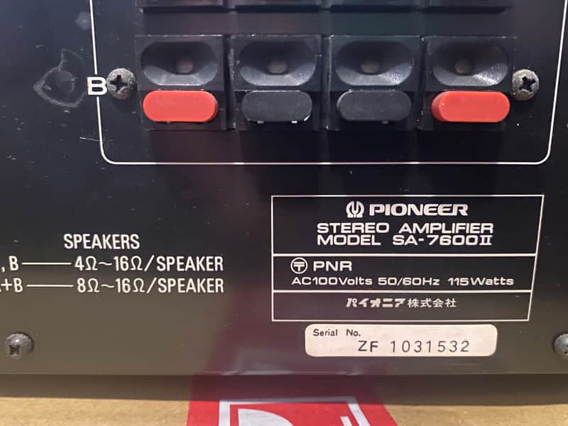 Pioneer SA-7600 II, serviced | Reverb Finland