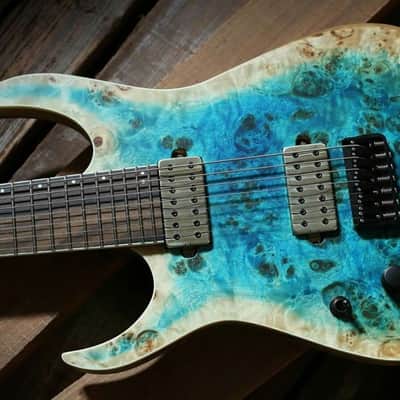 Free Worldwide Shipping! New Skervesen Raptor 7 Lefty Lefthand 7 string Lefthanded Electric Guitar image 5
