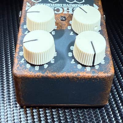 KarDian  CH-13 Overdrive-Distortion, OPEN BOX,  Chloroform, Sound Transplant Custom Build Series , 2024, Black-Brown-White Graphics image 12