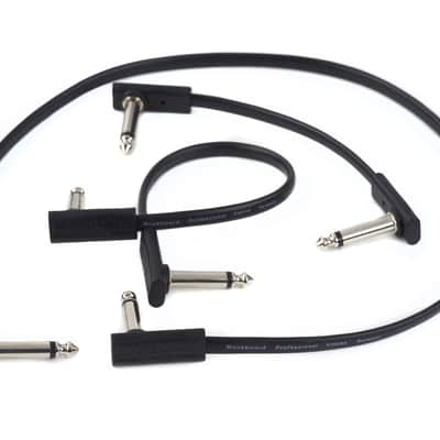 Rockboard Flat Patch Cable 45 cm / 17.72 in, Black image 6