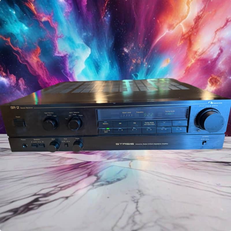 Nakamichi SR-2A Stereo Receiver STASIS Tested Working High Fidelity Rare 🔥🎶