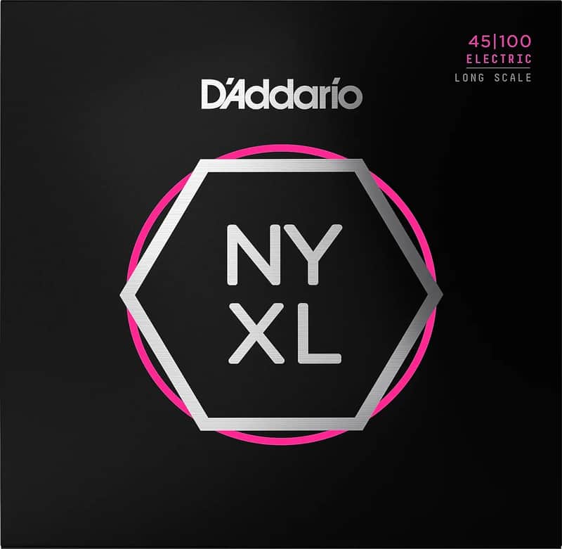 D'Addario NYXL45100 NYXL Regular Light Nickel 4-String Bass Strings, 45-100 Long scale image 1