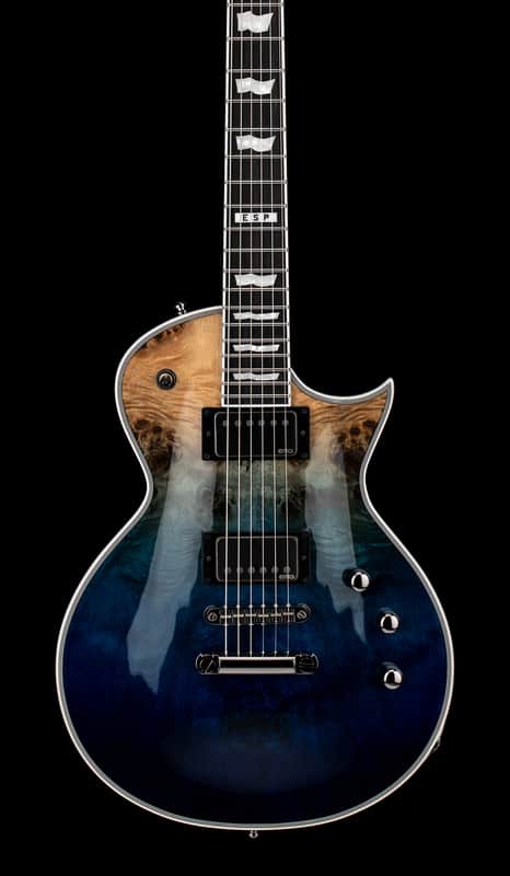 ESP E-II Eclipse - Blue Natural Fade #ES1382243 (Factory Demonstration Model) image 1