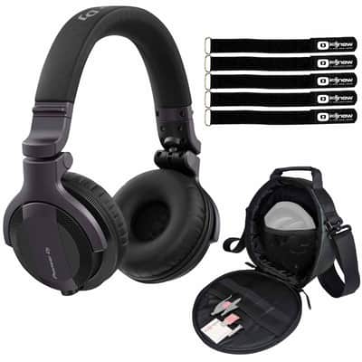 Pioneer HDJ-CUE1 High Bass Mixing Wired DJ Headphones in Black Matte w Case image 1