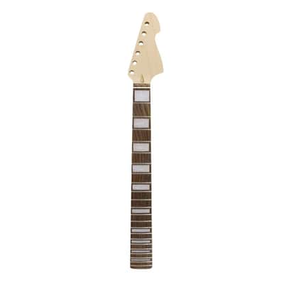 Maple Guitar Neck, Yellow Paint, 24 Frets, 25.5 Inch, Black Dot Inlays, Bolt on heel – Replacement Part for Electric Guitar image 2