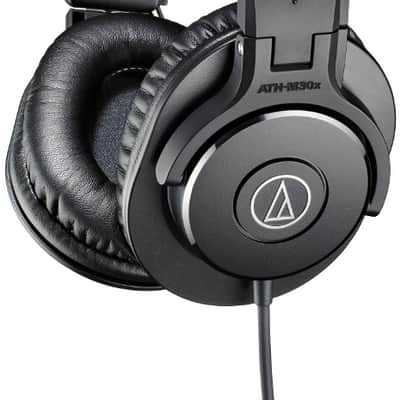 Audio-Technica ATH-M30X M-Series Professional Closed Back Headphones, Black image 1