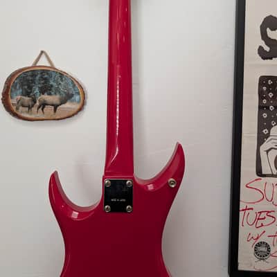 BC Rich Bich NJ 1984 Ferrari Red w/ Original Case image 9