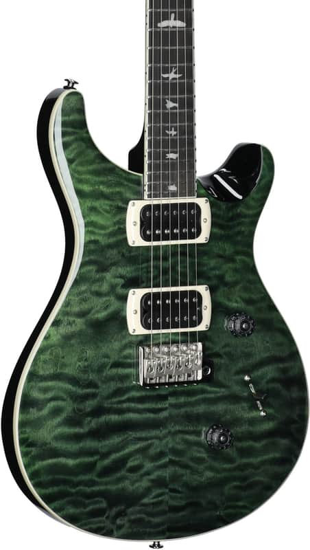 PRS - Paul Reed Smith SE Custom 24 Quilt - Electric Guitar - Teal Black - w/ Gigbag image 1