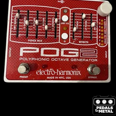 Electro-Harmonix POG2 Polyphonic Octave Generator 2009 - Present - Red / White - X18594 image 1