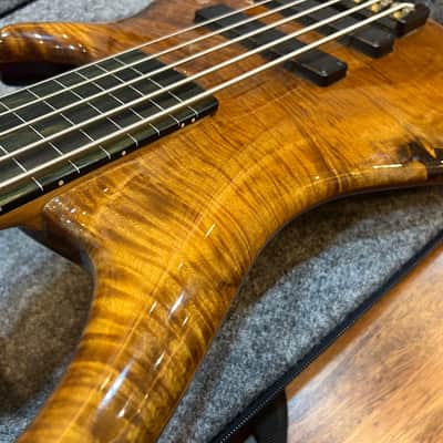 Roscoe SKB 3005 Custom 5 String Fretless Bass image 6