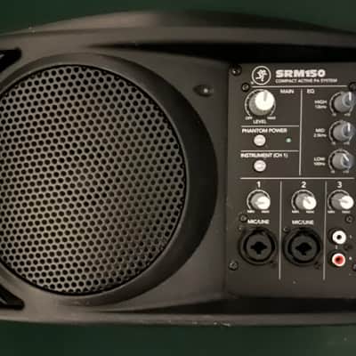 Mackie SRM150 Compact Powered PA System 2007 - Present - Black image 1