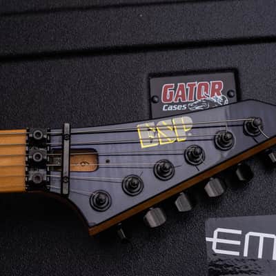 ESP Maverick Custom Shop 2000 - Transparent Purple Flamed Maple Top image 6