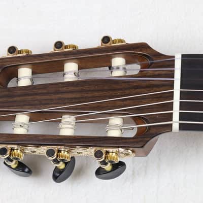 NEW Cathedral Model 107CEL 7-String Classical Harp Guitar w/Spruce Top, Pickup, Cutaway, w/SoftCase image 8