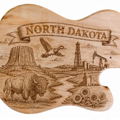 Weymann® "NORTH DAKOTA" - USA Made - Solid Body Electric Guitar image 3