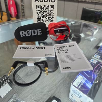 RODE VideoMic GO II-H Camera Mount Shotgun Microphone 2024 - Present - Black image 1