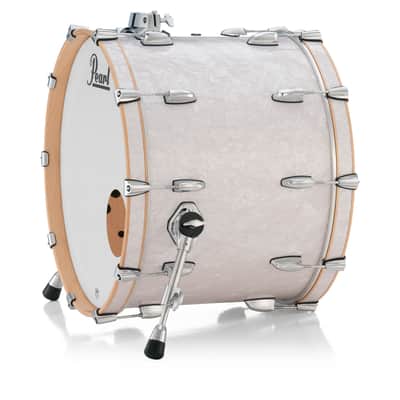 Pearl PMX Professional Maple Series 22x18" White Marine Pearl Wrap #448 Bass Kick Drum w/ BB3 Mount | NEW | Authorized Dealer image 5
