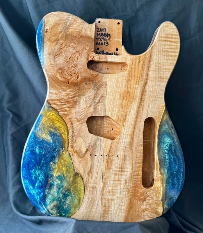 MH Customs TX – “Sunset Tide” T-Style Body 2026 - Nitrocellulose Gloss image 1