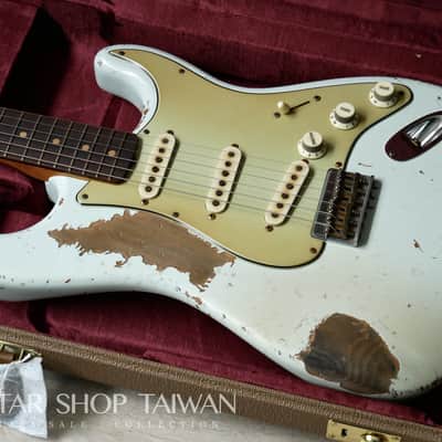 Fender Custom Shop John Cruz 1959 Hardtail Stratocaster Heavy Relic-Sonic Blue image 2