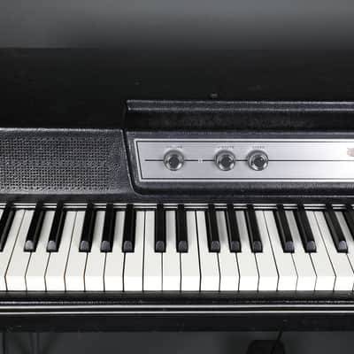 1973 Wurlitzer 200 Black Fully-Serviced Retrolinear EP200 + Extras image 2