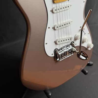 G&L Tribute Legacy Electric Guitar Shoreline Gold Finish image 5