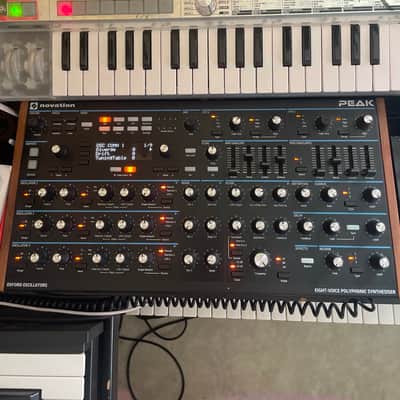 Novation Peak 8-Voice Desktop Synthesizer 2017 - Present - Black image 2