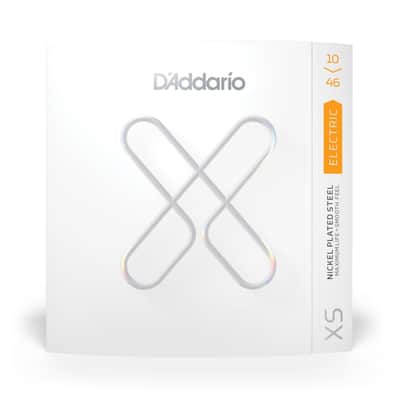 D'Addario XS Nickel Coated Electric Guitar Strings, 10-46 Regular Light, XSE1046 image 1