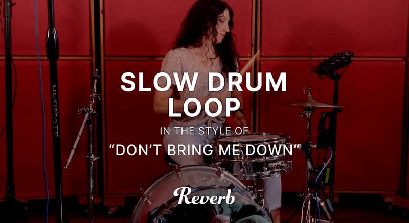 Don't Bring Me Down-Style Slowed Drum Loop image 1