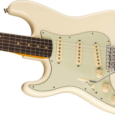 FENDER - American Vintage II 1961 Stratocaster Left-Hand  Rosewood Fingerboard  Olympic White - 0110260805 image 4