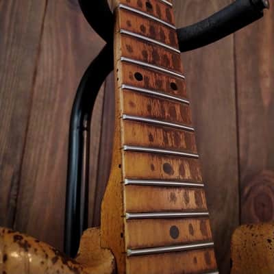 #202625 :: Baldman's Relic Telecaster H/H Custom set in Heavy Relic Butterscotch Blonde nitro finish :: Aged Roadworn image 12