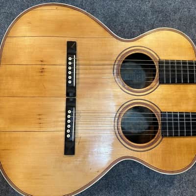 Louis Sutz Double Neck 1920 - Brazilian Rosewood image 10