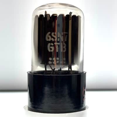 GE 6SN7GTB Preamp Tube 1950s USA - Tested image 1