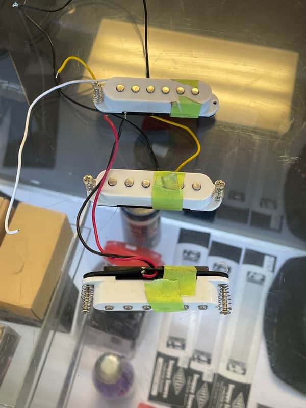 Squier 3x Stratocaster Pickups used for sale image 1