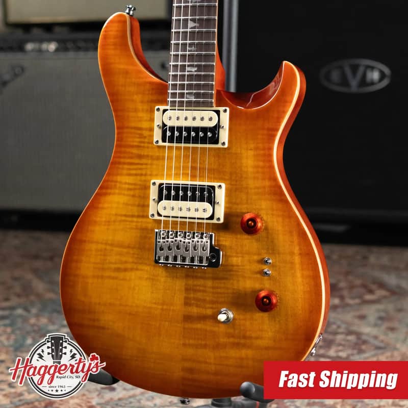 PRS SE Custom 24-08 Electric Guitar - Vintage Sunburst with Gig Bag - Used image 1