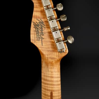 Mario Martin S-Style 2021 - 3-Tone Sunburst. AAA Flame Roasted Maple / Arcane Pickups image 12