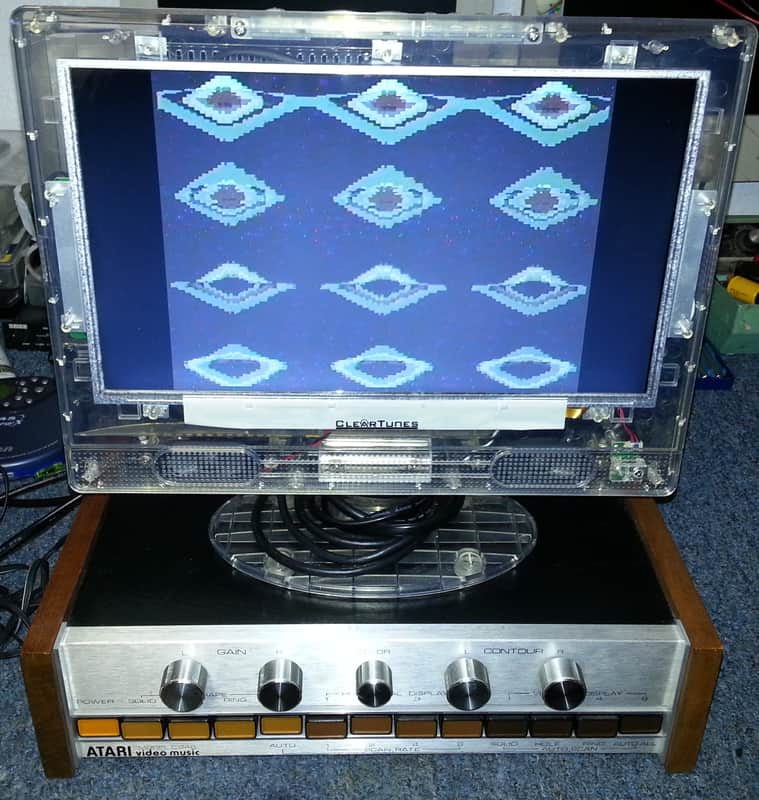 Atari Video Music C-240 Audio Video Vintage Music Visualizer Effects Show RARE image 1