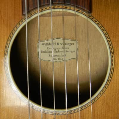 vintage Hofner Höfner 517 acoustic parlor guitar Gitarre chitarra Germany 1960s image 9