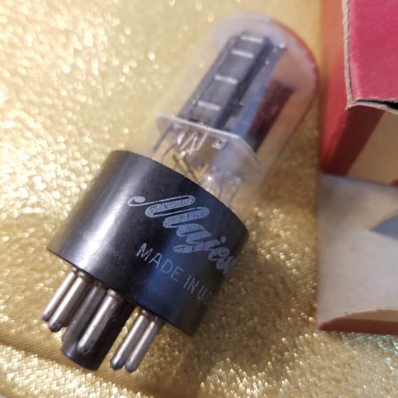 Ken-Rad 6SN7GT AT1000 TESTED Vacuum Tube T4 clear glass aligned plates dual triode 1948-1951 image 1