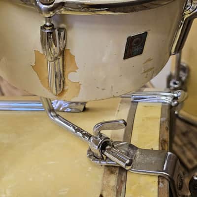 Drum Kit Vintage Premier 1950s With Bongos Project USED! RKPTP230426 image 8