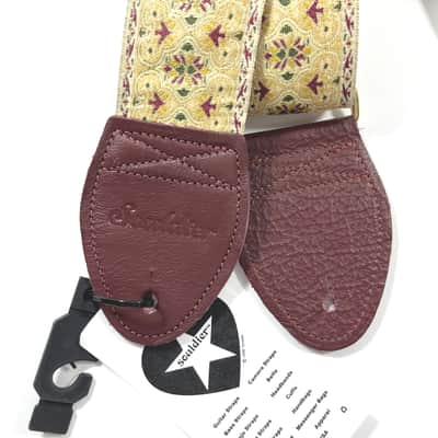 Souldier Guitar Strap (soldier) Persian Gold Handmade - Fabric image 2