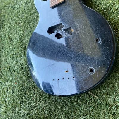 First Act Bass - Black Glitter Sparkle Body and Neck P-Style Bass image 3