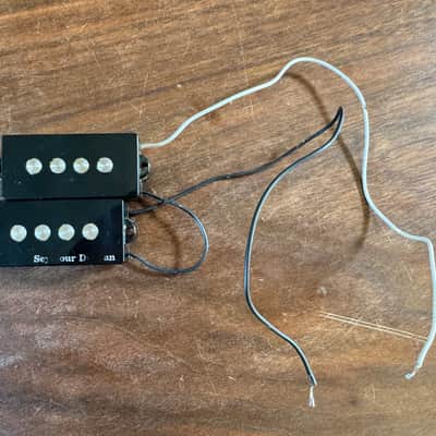 Seymour Duncan SPB-3n / SJB-3b Quarter Pound P-J Pickup Set 2010s - Black image 2