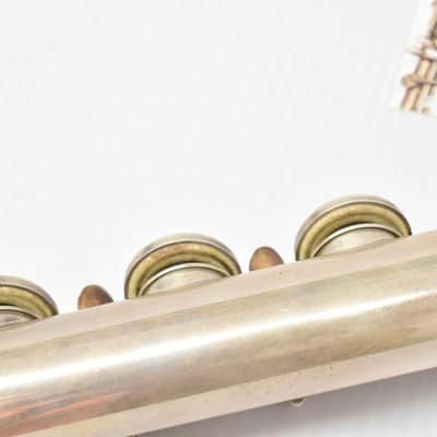Vintage Gemeinhardt Sterling Silver Handmade 3SSB Open Hole Flute Inline B Foot image 7