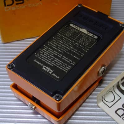 The First Year 1978 7700 Boss DS-1 Distortion w/ Original Box & Manual (Silver Screw, Black Label, Long Dash) MIJ Made in Japan image 3
