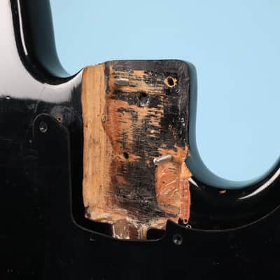 Black P Bass Body Unknown Maker Plywood image 8