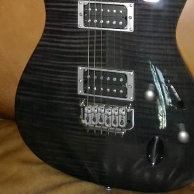 Ibanez SA220FM 2005 - Transparent Gray [TG] Flamed Maple over Mahogany body image 7