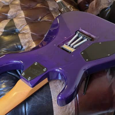 ESP The Mirage Custom Strat HSS Purple Ash MIJ Japan RARE Pre-Fender Deluxe image 14