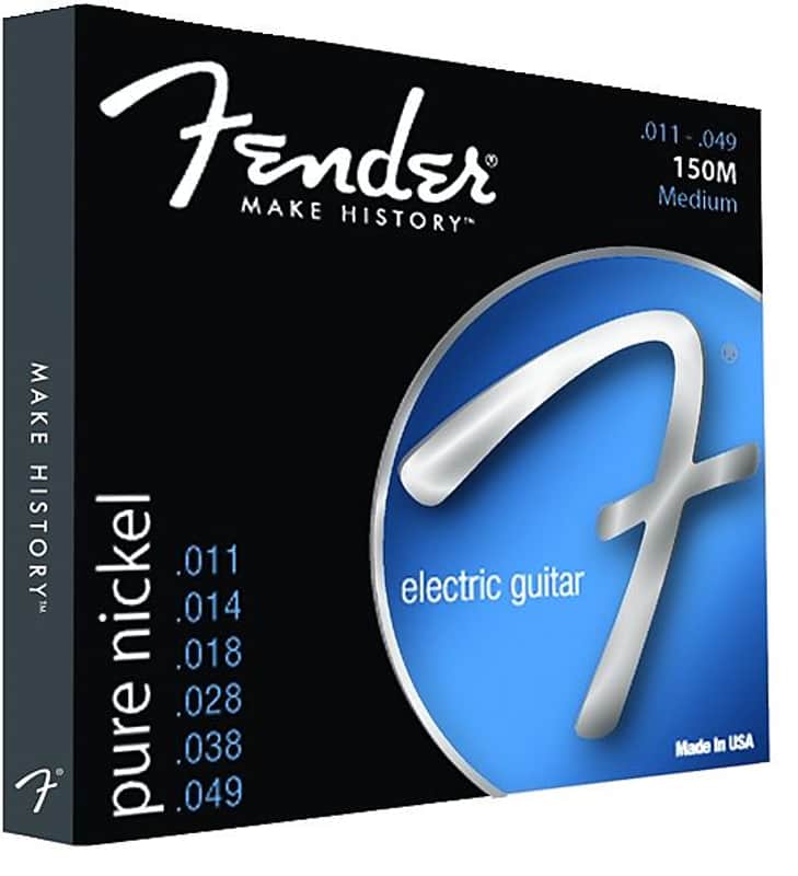Fender Original 150 Guitar Strings, Pure Nickel Wound, Ball End, 150M .011-.049 Gauges, (6) 2016 image 1